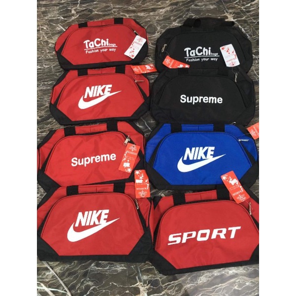 TÚI DU LỊCH CẦM TAY Superme, Tachi, nike, addidas, sport ( CÓ QUAI ĐEO CHÉO) size 20cmx10x10, vô cùng xinh xắn, gọn nhẹ.