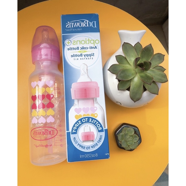 Bình sữa Dr Brown's 250ml hoạ tiết