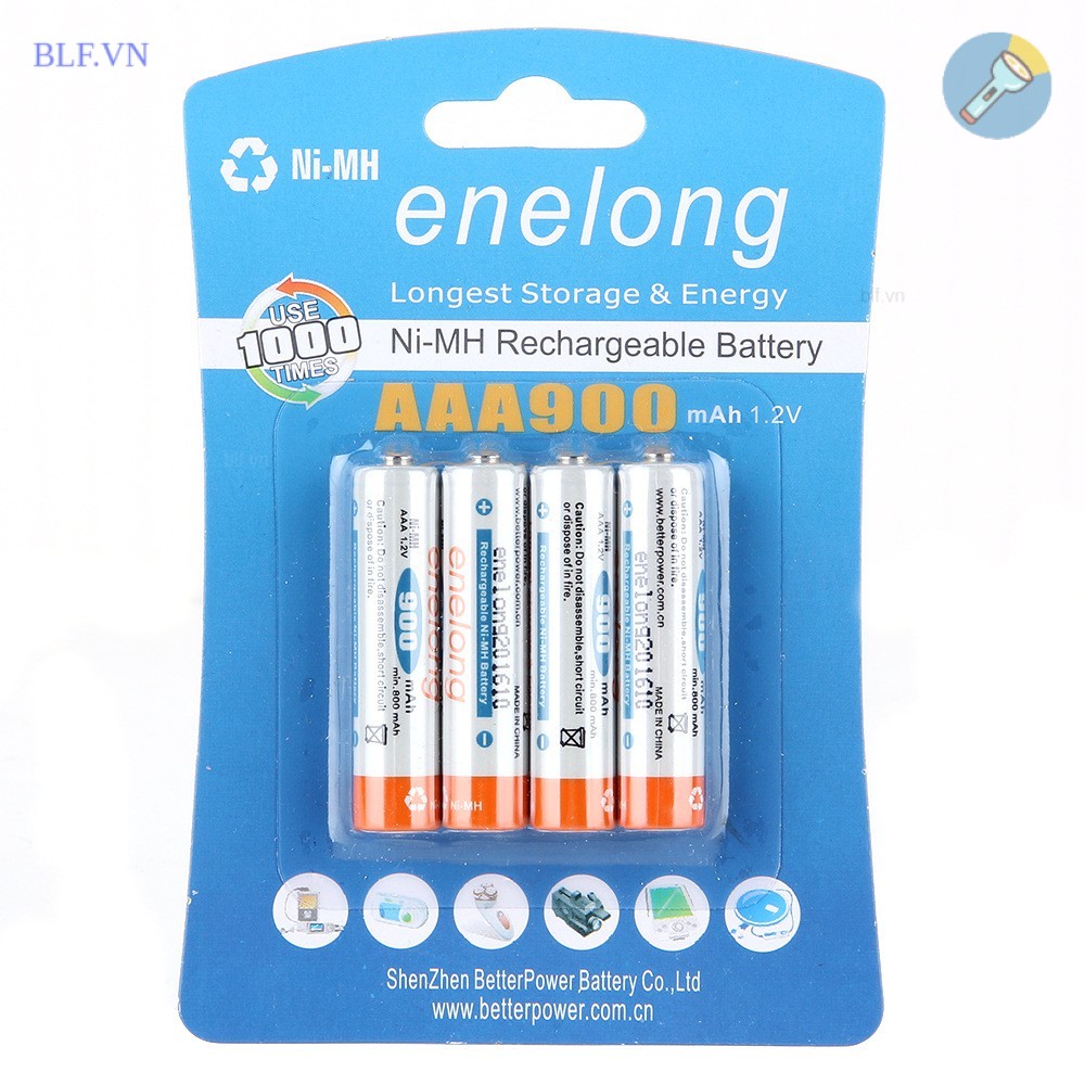 Pin sạc AAA loại tốt ENELONG (BPI) 900mAh LSD (công nghệ LSD tự xả chậm)