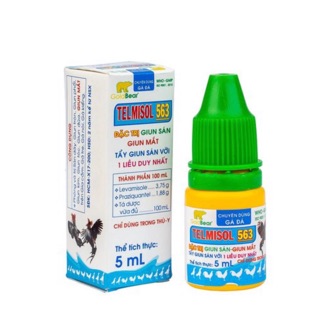 [Mã FMCG10K giảm 10K đơn 20K] TELMISOL 563 tẩy sâu mắt cho gà.