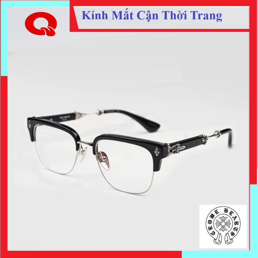 KÍNH GIẢ CẬN CHOROME HEARTS NAM NỮ HÀN QUỐC KIỂU OVERSIDE CAO CẤP HOT TREND 2275