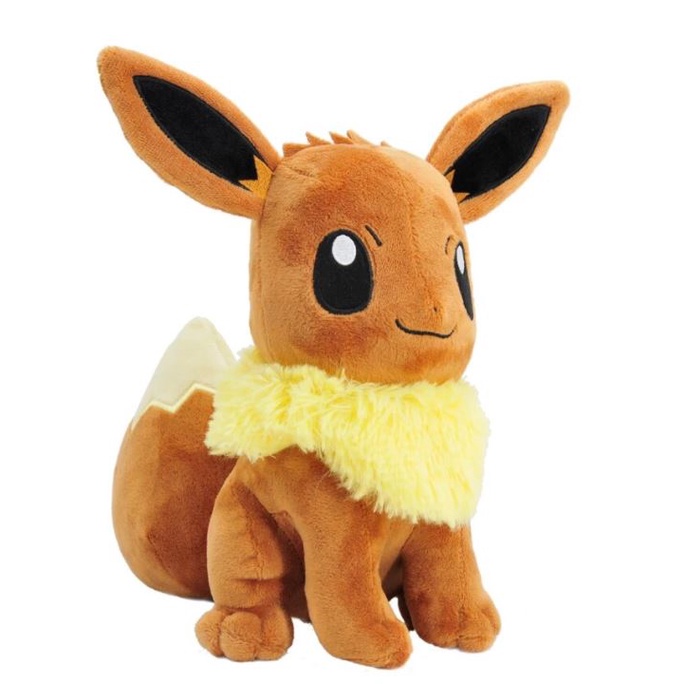 Gấu bông Pokêmon Eevee hệ thường+ tặng kèm combo 8 thẻ bài pokeomon ngẫu nhiên siêu đẹp