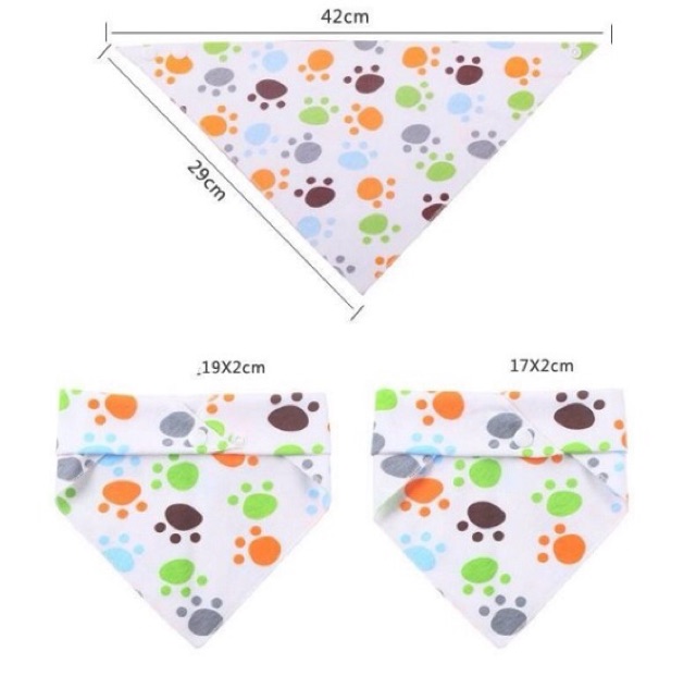 Khăn tam giác kute cho các bé