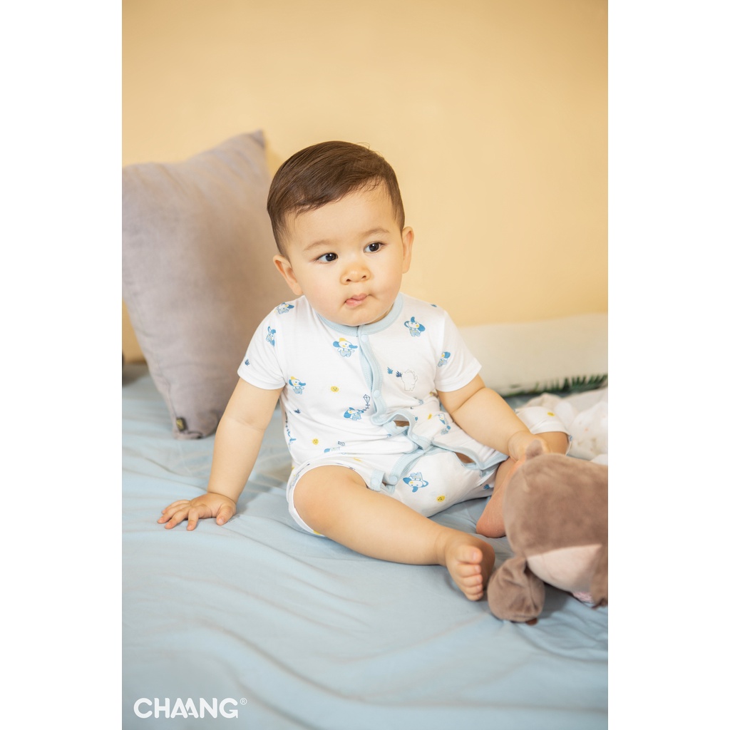 Chaang Body cộc tay cúc giữa Summer