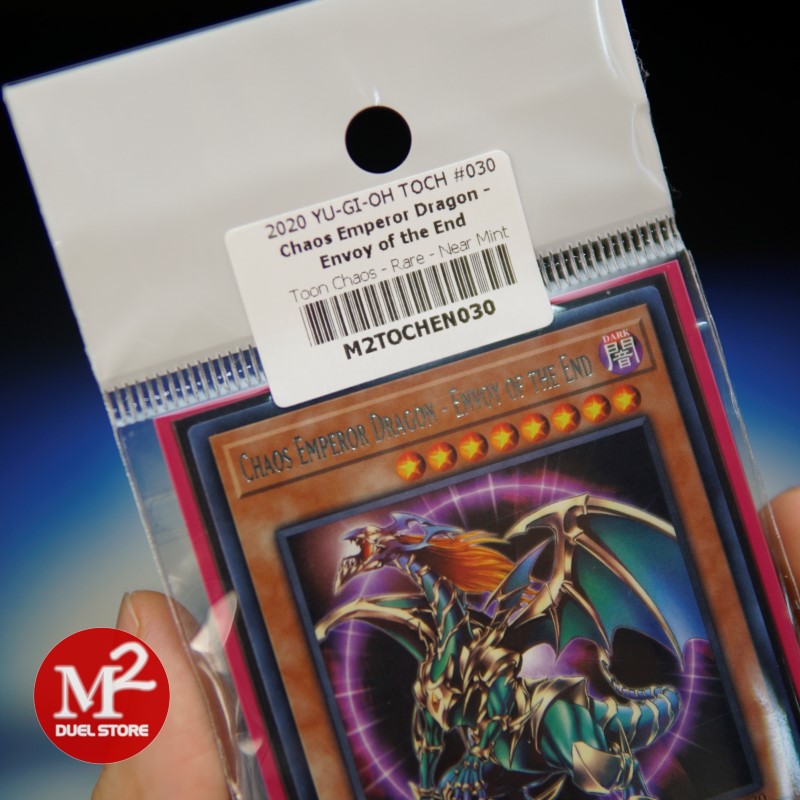 Thẻ bài Yugioh Chaos Emperor Dragon Envoy of the End - Độ hiếm Rare - TOCH-EN030 - Lá bài được bảo quản M2SCCQ-Lite