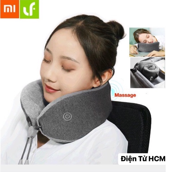 Gối massage cổ, Gối Kiêm kê cổ Xiaomi Leravan LR-S100/LF-TJ001 - Hàng Chính Hãng