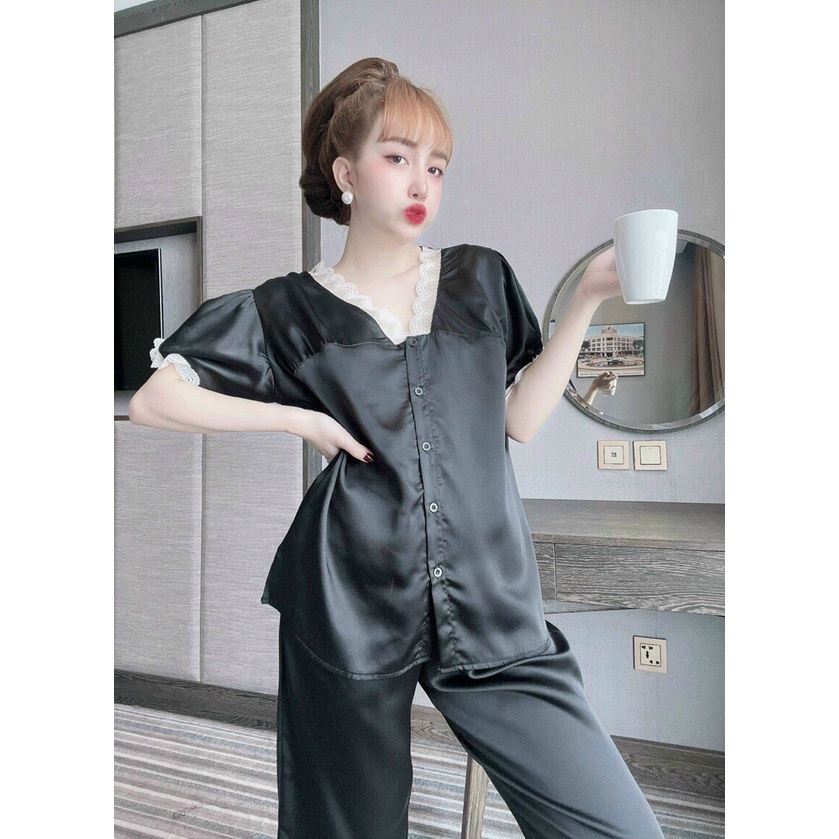 [ Miễn Phí Ship 2022 ] Set bộ tuyết nhung, set bộ ngủ vải trơn mặc siêu thích siêu mát