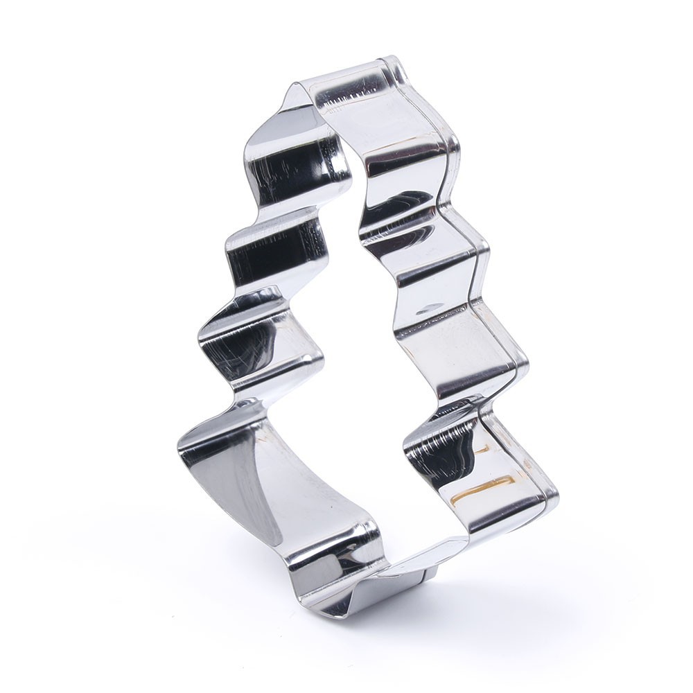 Khuôn tạo hình bánh quy bằng thép không gỉ hình cây thông