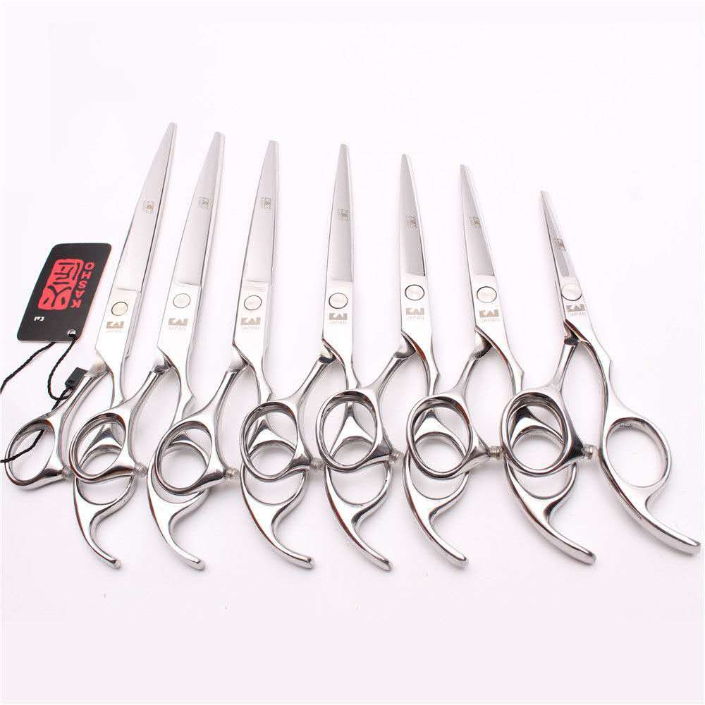 Kéo cắt tóc KASHO Nhật Bản 5.5 6 7 8 inch chuyên nghiệp bằng thép không gỉ