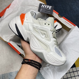 Giày sneaker Chunky M2K Tekno Trắng cam - Hype Sneaker | Phiên bản 1:1 .