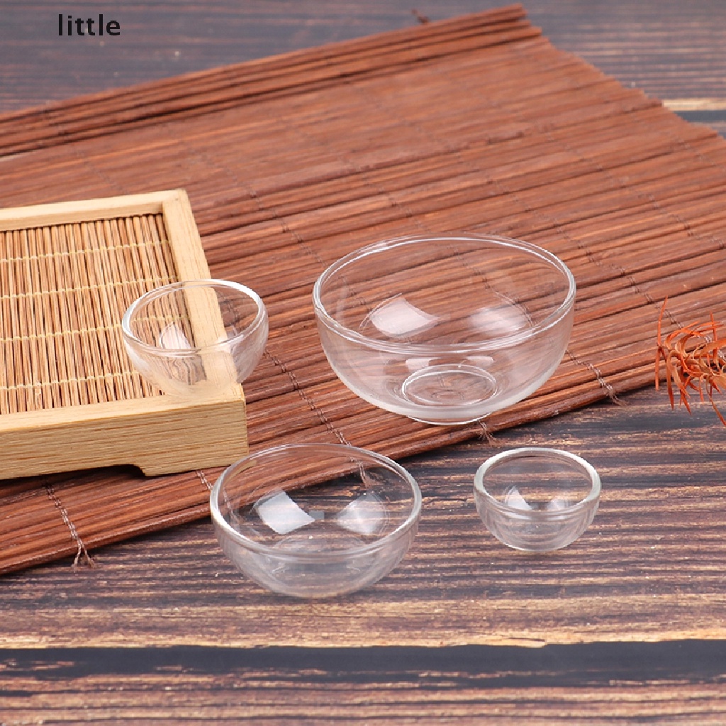Bát Thủy Tinh Mini Tỉ Lệ 1: 12 Trang Trí Nhà Búp Bê