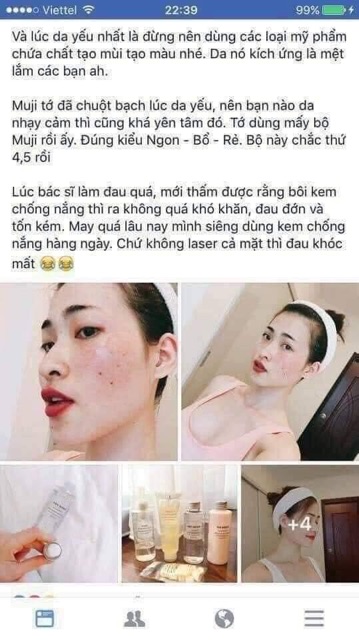 Nước hoa hồng Muji Nhật Bản