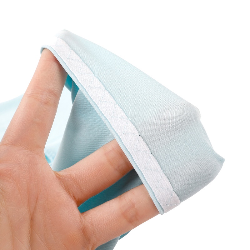 Găng Tay Hở Ngón Chống Nắng/ Tia UV Bằng Vải Lụa Lạnh Phù Hợp Chơi Thể Thao Mùa Hè