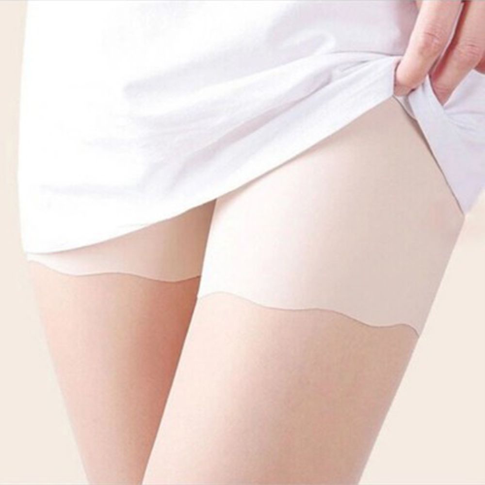 Quần An Toàn Không Đường May Lưng Vừa Vải Lụa Lạnh Thoáng Khí Nhiều Màu Thời Trang Cho Nữ