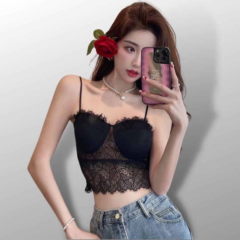 Áo Bra Ren 2 Dây Mút Mỏng Sexy AN Xuyên Thấu Quyến Rũ 2206