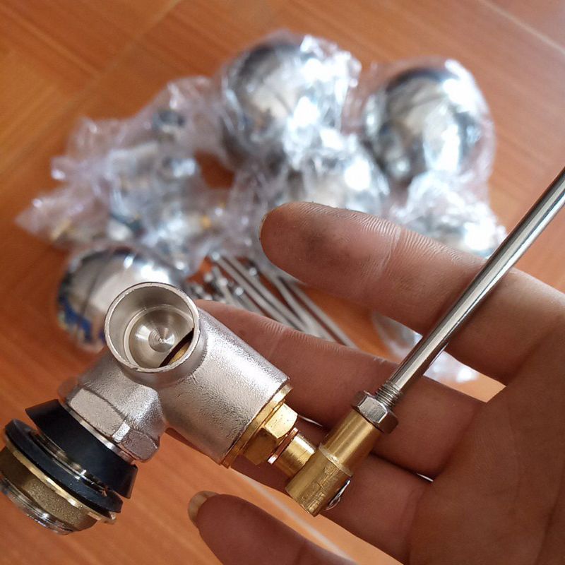 Phao cơ inox 304 chống rỉ sét ren 21 thông dụng dùng cho nước sạch