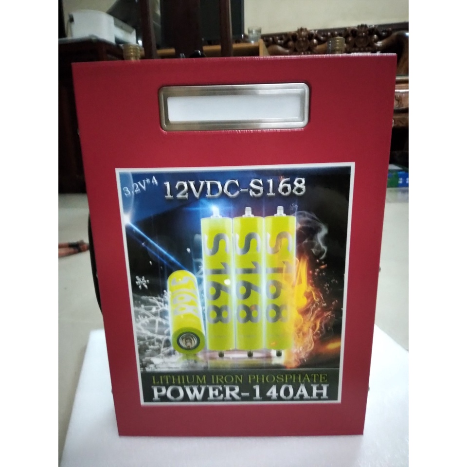 Pin lithium Dung Lượng Cao S168 13.6V-140AH DÒNG XẢ CỰC LỚN