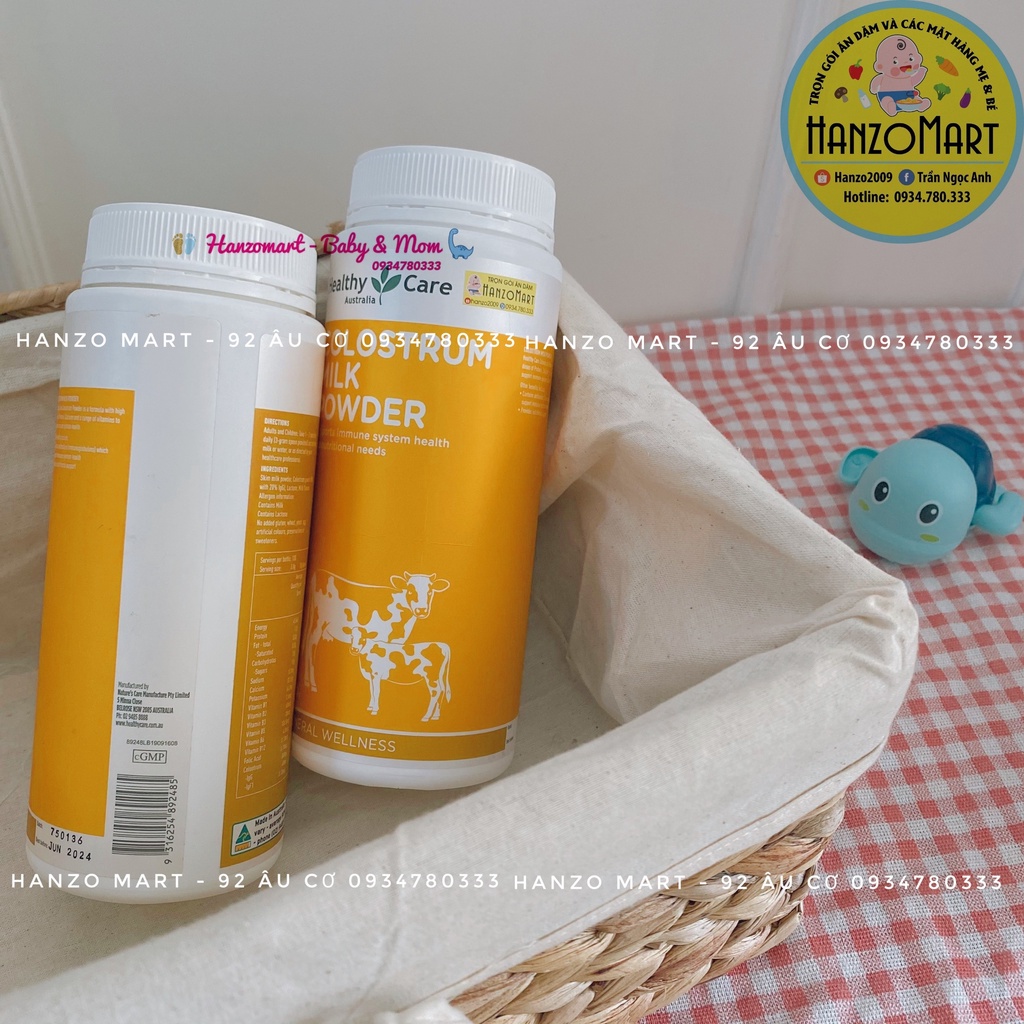 Sữa non Úc Healthy care Colostrum milk powder 300g
