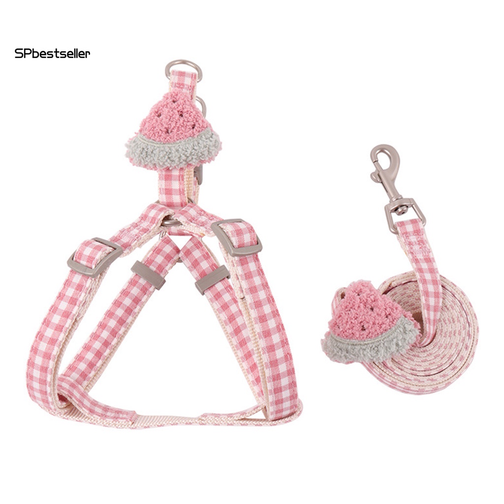 Set dây dắt thú cưng tay nghề tỉ mỉ dịu nhẹ cho da thú cưng