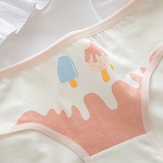 Quần Lót Nữ Đáng Yêu - Quần Lót Cotton Kháng Khuẩn, Thoát Khí AMYBRA L211