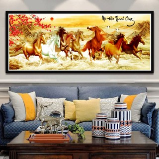 Tranh đính đá Mã Đáo Thành Công Tranh Lavender Kích thước 188 x 75cm