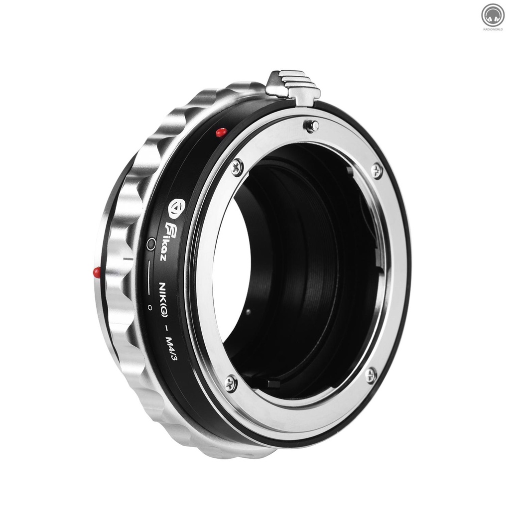 Ngàm Chuyển Đổi Ống Kính Nikon (G) - M4 / 3 Bằng Hợp Kim Nhôm Cho Nikon G / S / D Lens Sang Olympus Panasonic M4 / 3 Micro 4 / 3