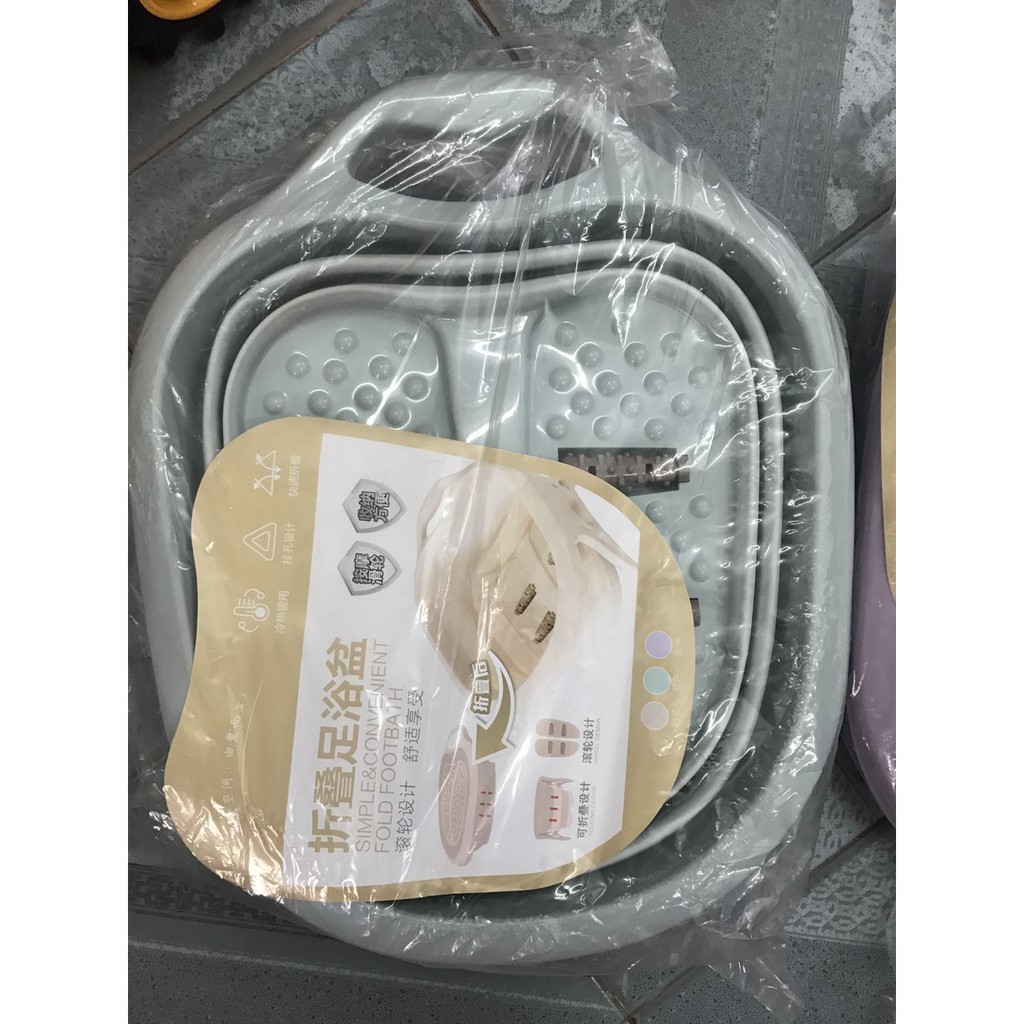 Chậu ngâm chân massage gấp gọn hàng cao cấp