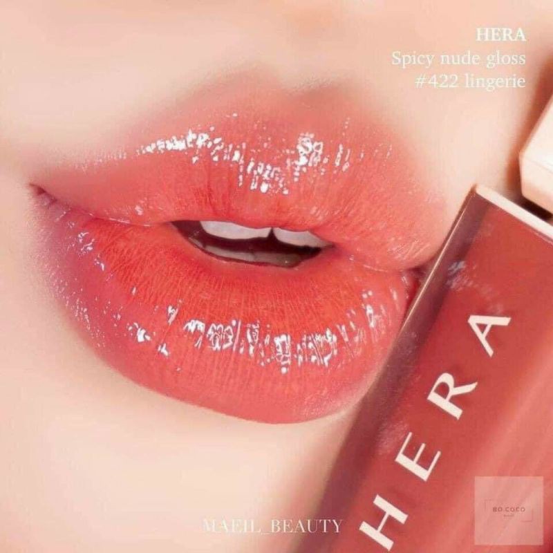Son Hera Tint bóng 422 Jennie Black Pink Sénual Spicy Nude