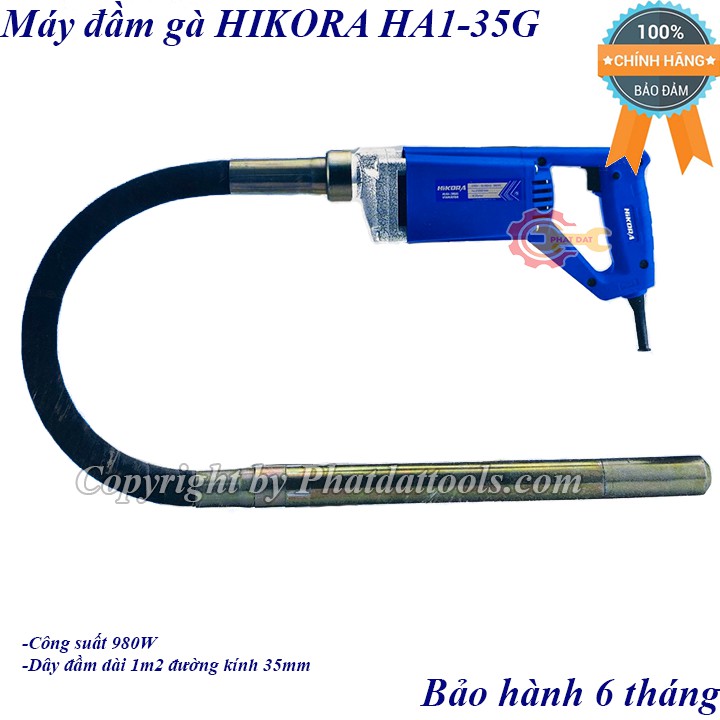 Máy đầm dùi betong cầm tay HIKORA HA1-35G