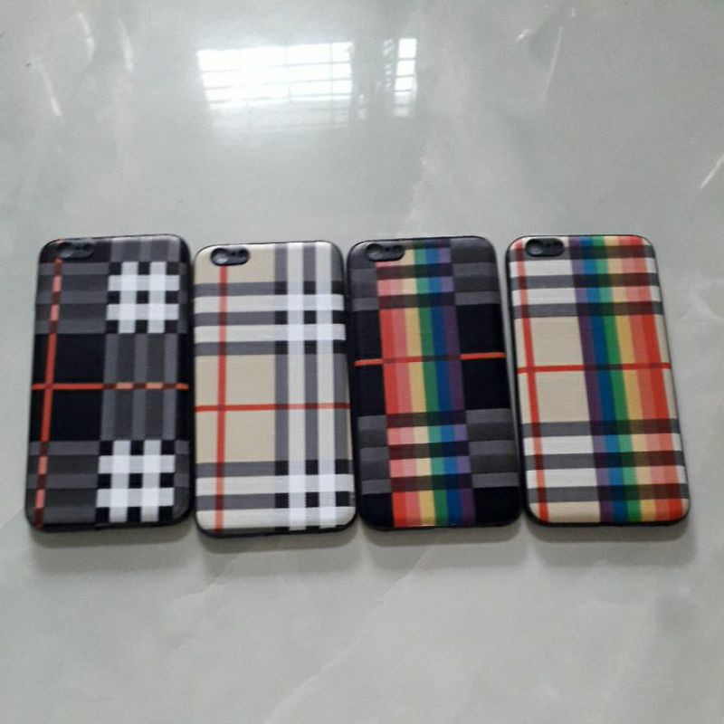Iphone 6 Plus Ốp lưng nhựa dẻo thiết kế kẻ dọc màu cực đẹp