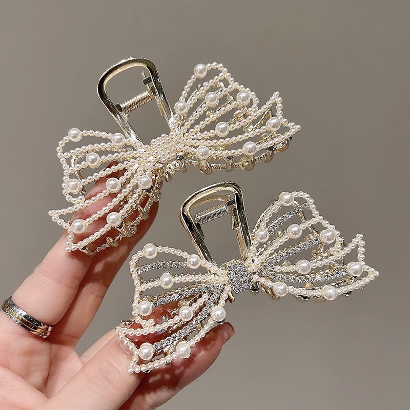 Kẹp Tóc Nơ Sau Lưng Phong Cách Hàn Quốc 2022