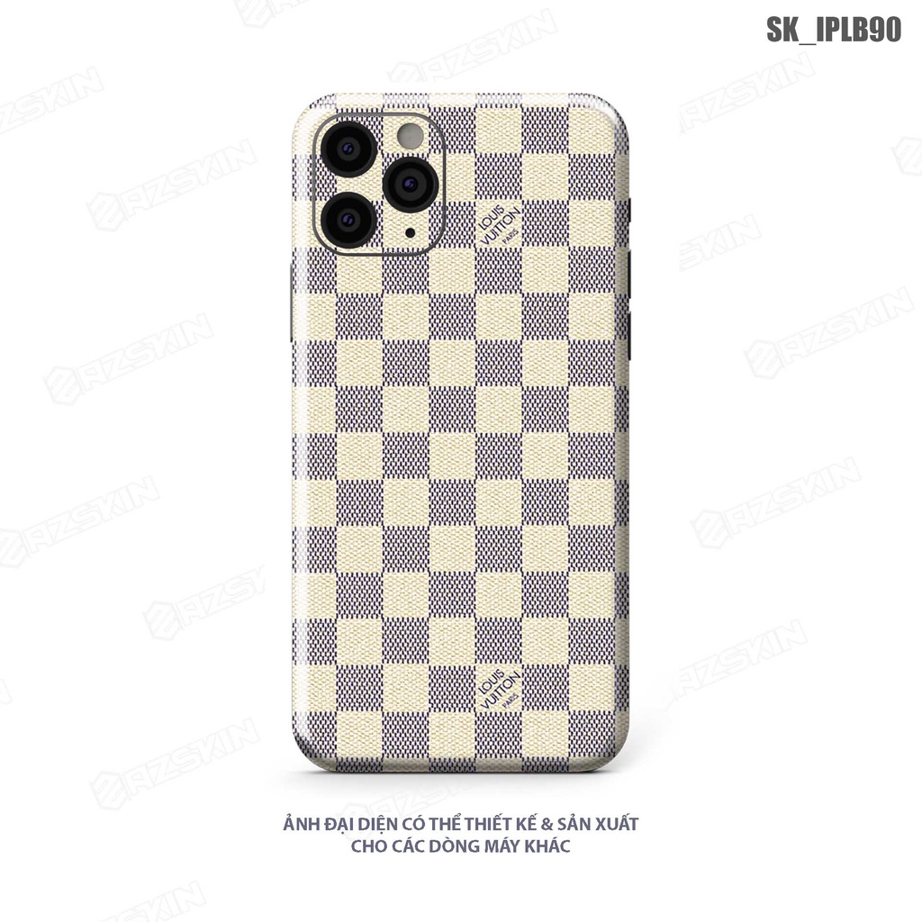 Miếng Dán Skin Luois Vuitton Điện Thoại IP 7/14 Pro Max |SK_IPLB90| Chất Liệu 3M Cao Cấp, Khuôn Cắt CNC, Dễ Dán Tại Nhà