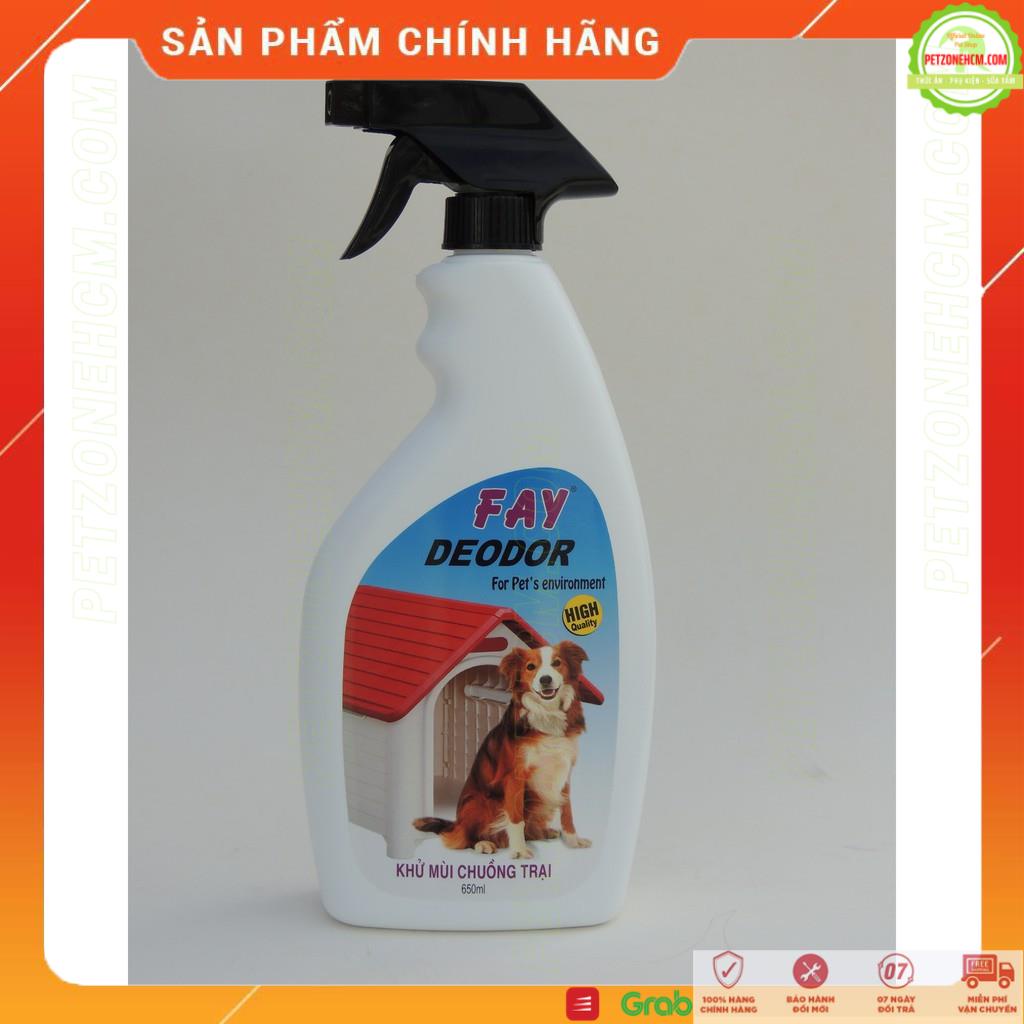 Khử mùi fay deodor ⚜ FREESHIP ⚜ DEODOR for Pet’ environment 350ml | 600ml chuồng chăn nuôi chó mèo động vật