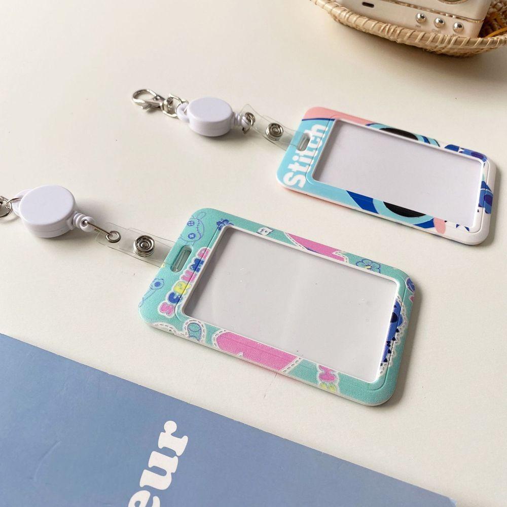 Ví Đựng Thẻ Hình Stitch Xinh Xắn Cho Bé Gái