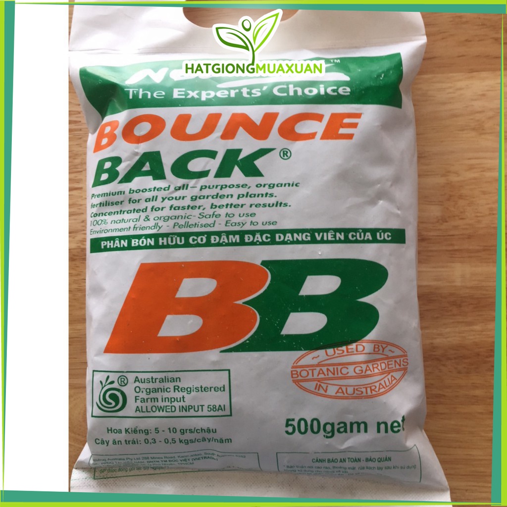 [SIEURE] Phân hữu cơ đậm đặc từ Úc PHÂN HỮU CƠ ĐẬM ĐẶC BOUNCE BACK