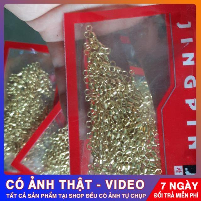 Khóa link hình số 8 màu vàng siêu bền