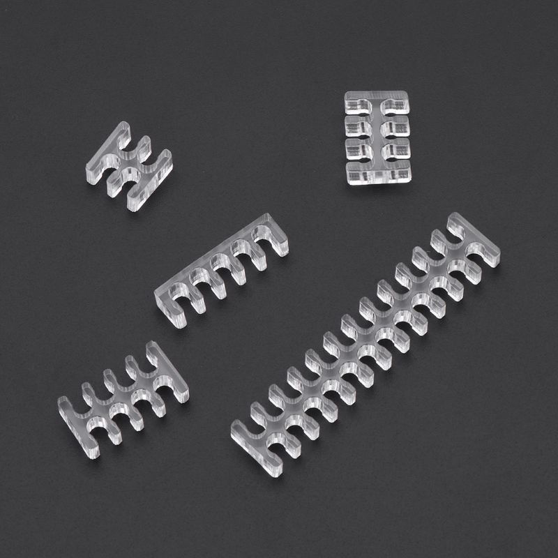 Dây cáp nhựa acrylic trong suốt 2mm 4/5/6/8/24 Pin cho máy tính