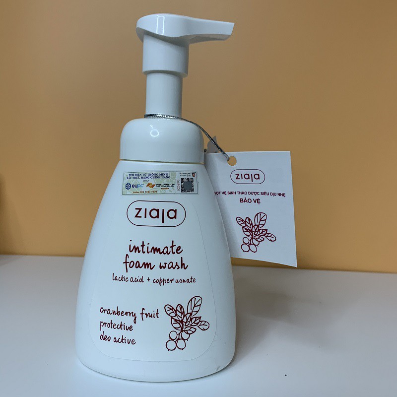 Dung dịch vệ sinh ziaja ⚜️Chính Hãng⚜️ Ziaja Intimate Foam Wash 250ml - Dung dịch vệ sinh dạng bọt thảo dược Ziaja