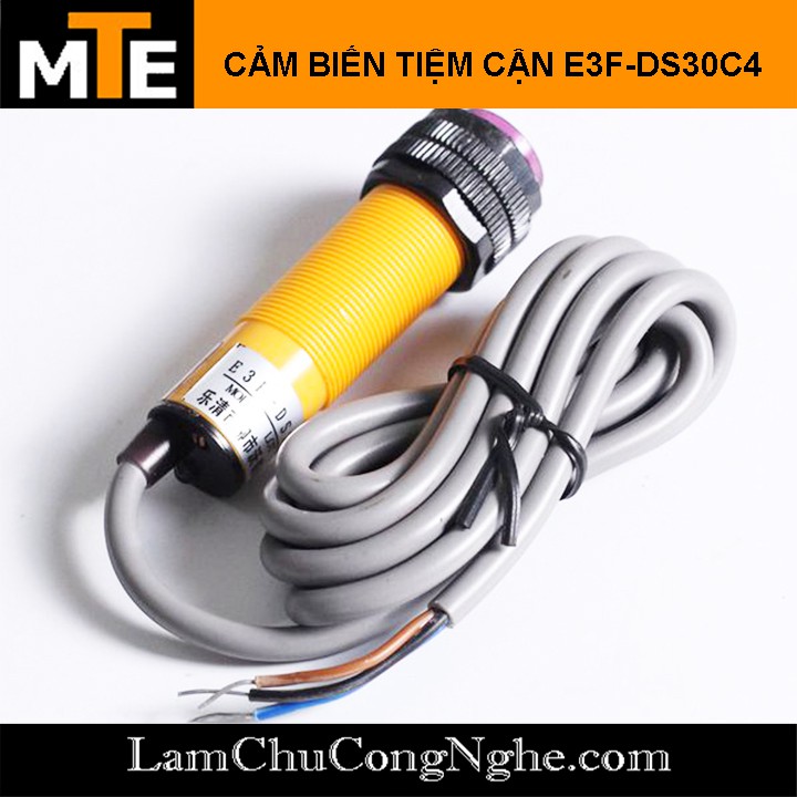 Cảm biến phát hiện vật cản 30cm DC 6-36V dùng hồng ngoại E3F-DS30C4