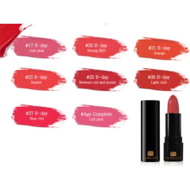 SON LÌ KOELCIA SMOOTH LIPSTICK NỘI ĐỊA HÀN QUỐC