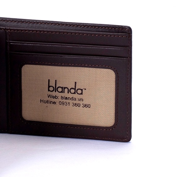 Ví nam da bò thật Blanda 7VNDP48