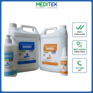 Nước rửa tay khô Shiroi loại 5l, dung dịch sát khuẩn tay, nước xịt khử khuẩn tay nhanh, khử 99,9% vi khuẩn, bảo vệ tay