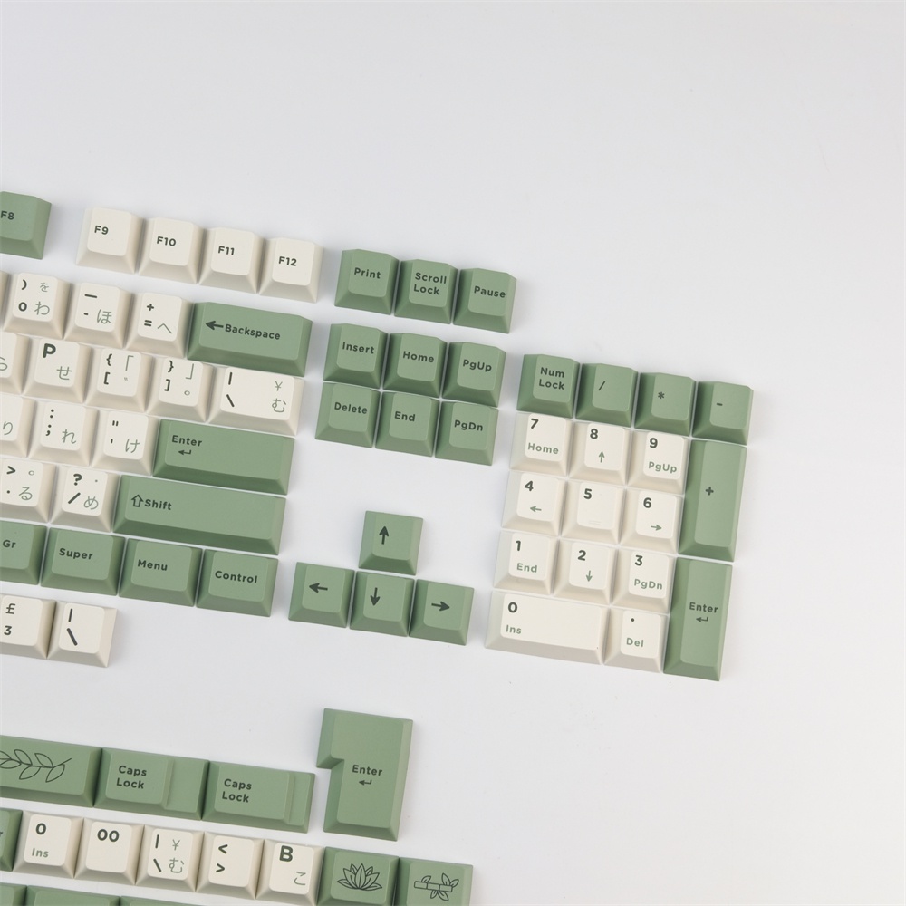 Bộ nắp bàn phím Cherry profile chất liệu PBT nhuộm thăng hoa chủ đề vườn thực vật
