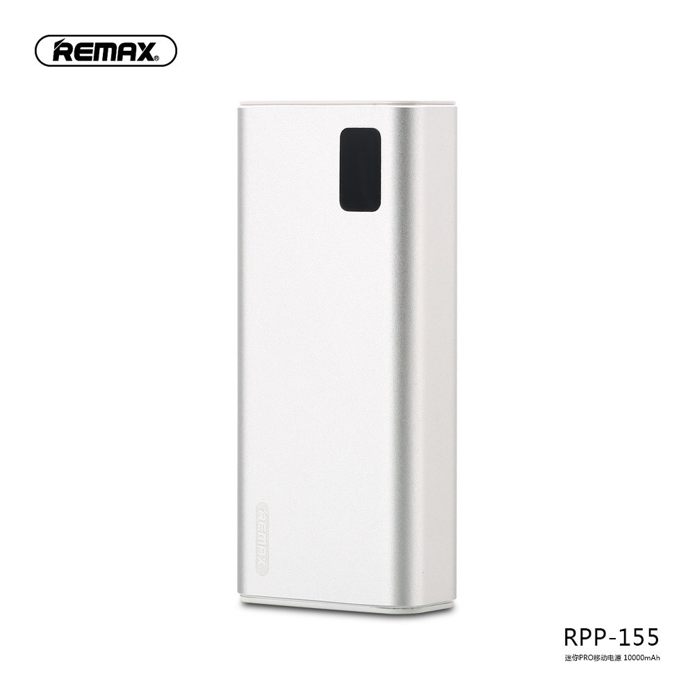 PIN SẠC DỰ PHÒNG 10000mAh REMAX RPP 155 CÓ ĐÈN LED SẠC NHANH