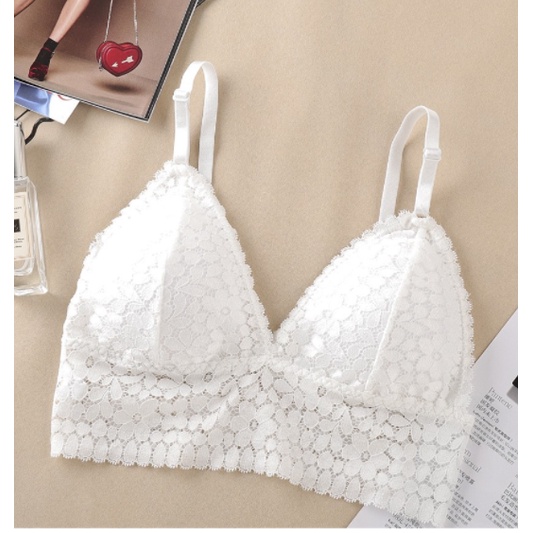 Áo Lót Nữ Ren 2 Dây Mút Mỏng Viền Hoa Ren Quảng Châu Cao Cấp | BigBuy360 - bigbuy360.vn