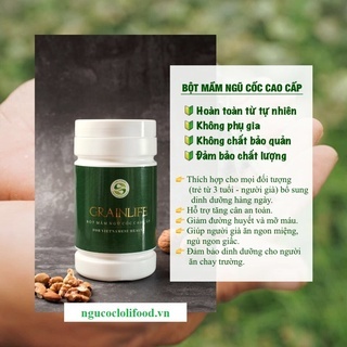 Bột Mầm Ngũ Cốc Cao Cấp Grainlife LOLIFOOD, Bổ Sung Dinh Dưỡng Cho Cơ Thể - 500g