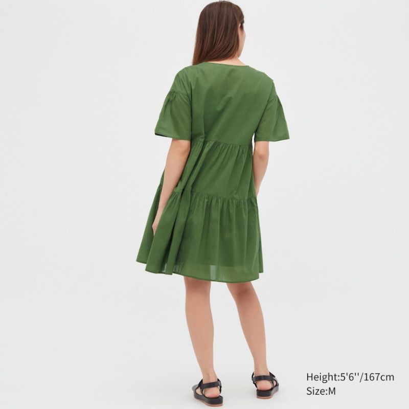 Váy xanh uniqlo Nhật auth