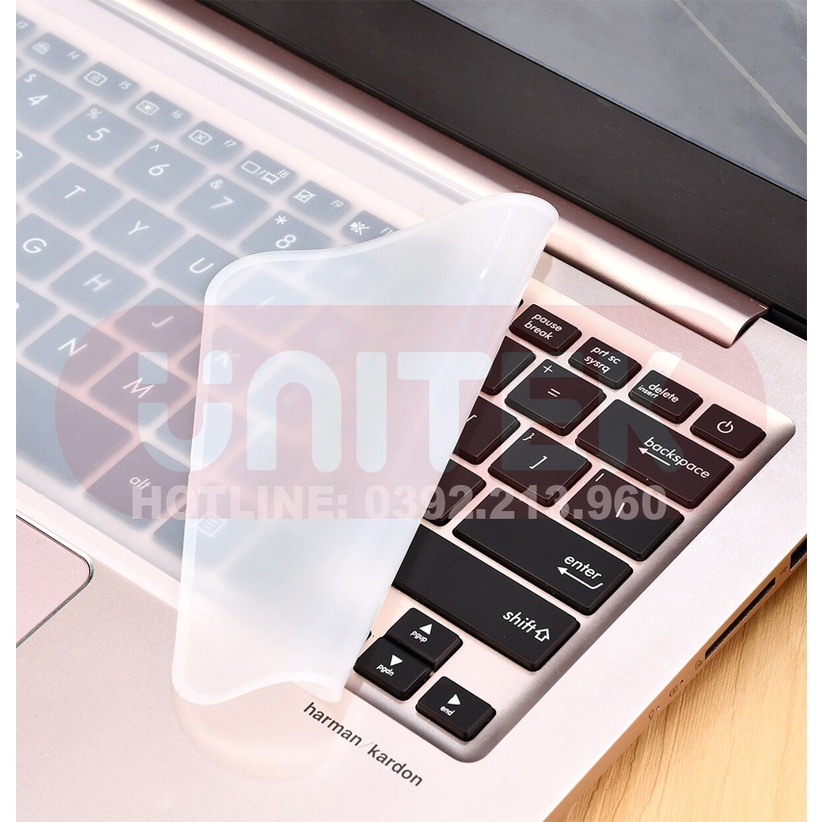 Miếng Lót Silicon Chống bụi, Chống Thấm, Bảo Vệ Bàn Phím Cho Laptop, Macbook 15inch