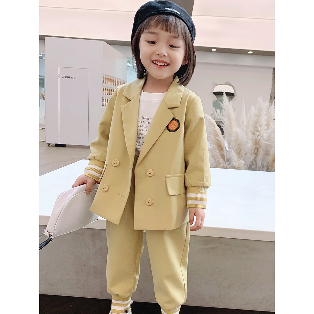 Set Quần Áo Thời Trang Mùa Thu Thanh Lịch Cho Bé Gái