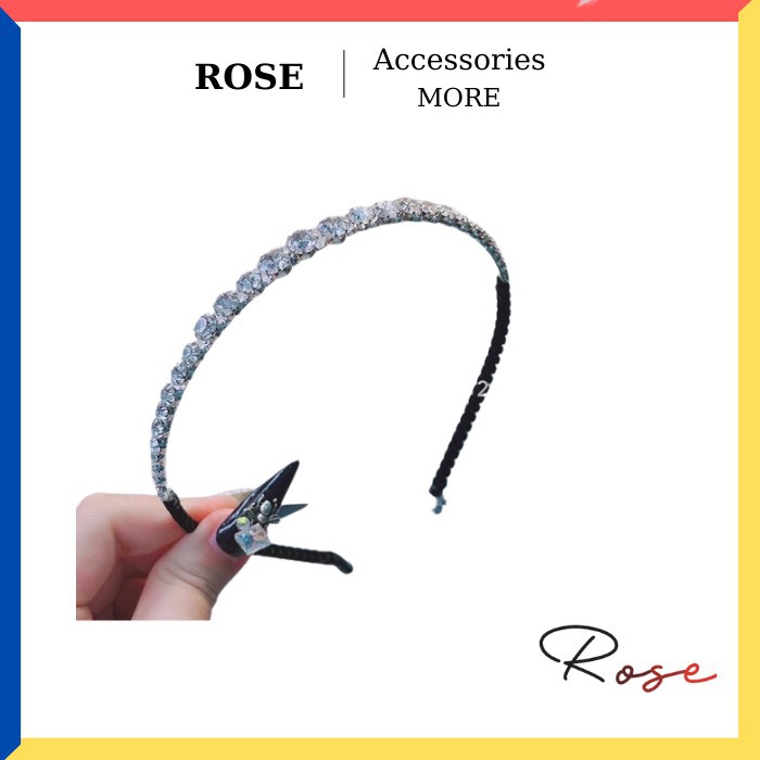 Cài Tóc Đính Đá Siêu Xinh Phong Cách Hàn Quốc Cài Tóc Cao Cấp ROSE CT102